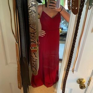 Azazie A4 Candice Burgundy